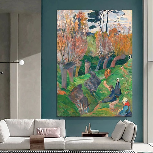 

Handmade Hand Painted Paul Gauguin Oil Painting Wall Art Abstract Famous Home Decoration Decor Rolled Canvas No Frame Unstretched