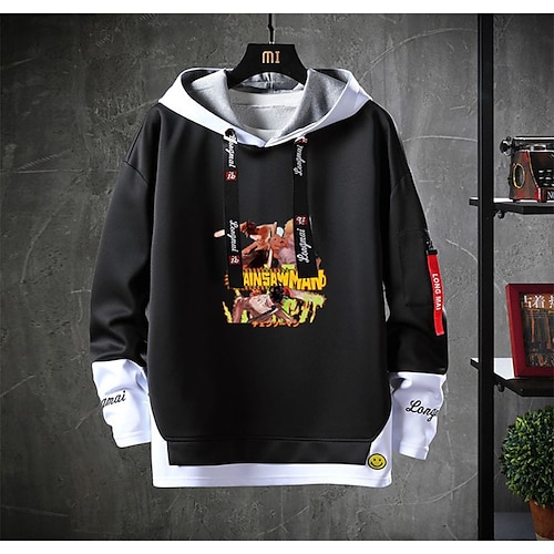 

Chainsaw Man Denji Hoodie Cartoon Manga Anime Graphic Hoodie For Men's Women's Unisex Adults' Hot Stamping 100% Polyester