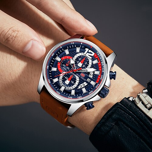 

MINI FOCUS Fashion Sport Watch for Men Quartz Wristwatches Luminous Multifunction Waterproof Watches Luxury Silicone Strap Clock
