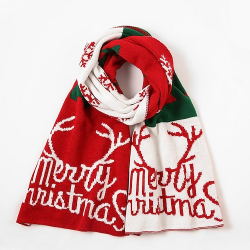 

Women's Scarves Christmas Daily Polyester Casual Warm Casual / Daily 1 PC