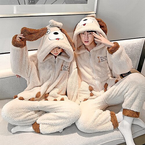 

Adults' Pants Hoodie Kigurumi Pajamas Totoro Animal Onesie Pajamas Flannel Cosplay For Men and Women Christmas Animal Sleepwear Cartoon Festival / Holiday Costumes