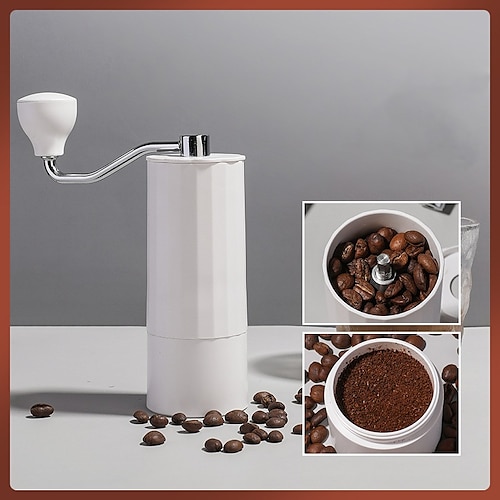 

Manual Coffee Grinder,Coffee Grinder with Hand Crank Mill - Ideal for Fresh Espresso at Home, in The Office, or for Travellin