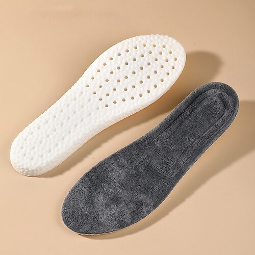 

1 Pair Warm Insole & Inserts / Plush Insole / Foot Warmer Insole Gel / Velvet All Shoes Winter / Fall Women's / Unisex Beige / Gray