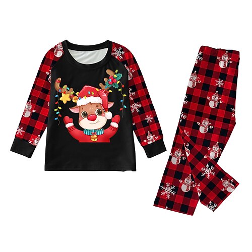 

Reindeer Outfits Men's Kid's Christmas Christmas Christmas Polyester Top / Women's / Pants