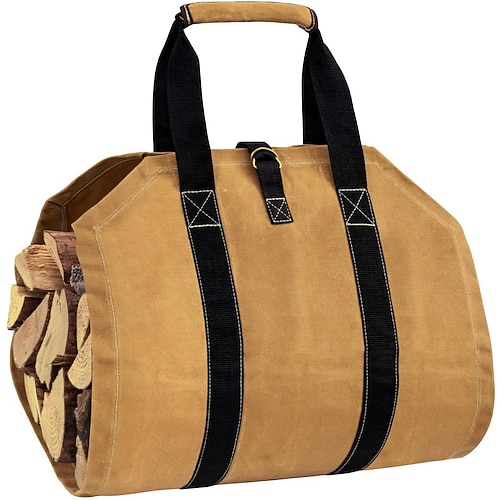 

outdoor portable firewood storage bag firewood sorting bag large-capacity logging transport bag field wood storage bag