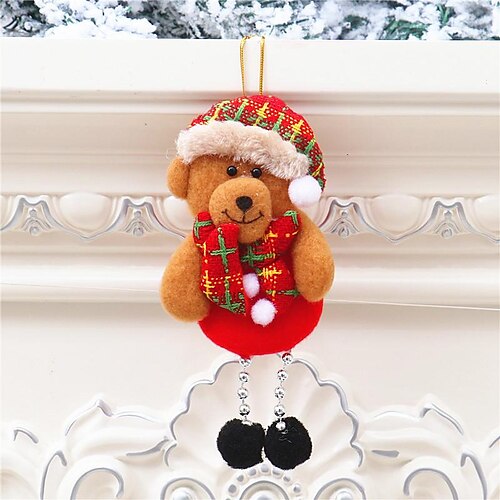 

christmas decoration supplies shop storefront old man small pendant christmas deer snowman christmas tree ornaments