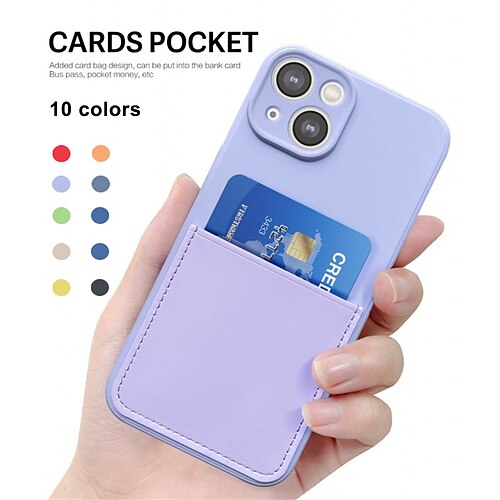 

telefon Etui Til Apple Klassisk serie iPhone 14 Pro Max 14 Plus 13 12 11 Pro Max Mini SE Støtdempende ramme Helkroppsbeskyttende Støvtett Ensfarget Silisiumkrem