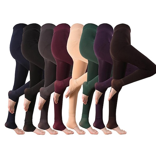 

Women's Panty Hose Office Work Daily Spandex Nylon Basic Classic Warm 1 Pair