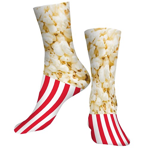 

Socks Compression Socks Cycling Socks Athletic Socks Men's Women's Bike / Cycling Breathable Anatomic Design Wearable 1 Pair Graphic Stripes Cotton Red S M L / Stretchy / Lightweight