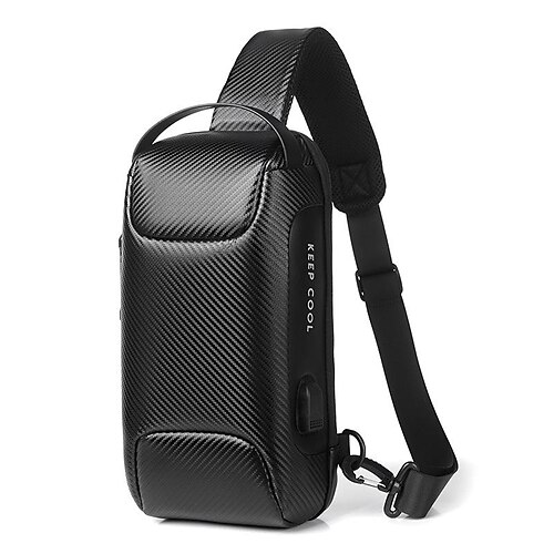 

Men's Bum Bag Crossbody Bag Oxford Cloth Outdoor Daily Office & Career Oxford blue Oxford cloth black Carbon fiber black camouflage gold
