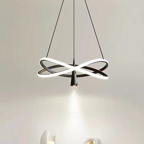 

46/48 cm Geometric Shapes Pendant Light Metal Layered Vintage Style Modern Style Contemporary Nature Inspired 220-240V