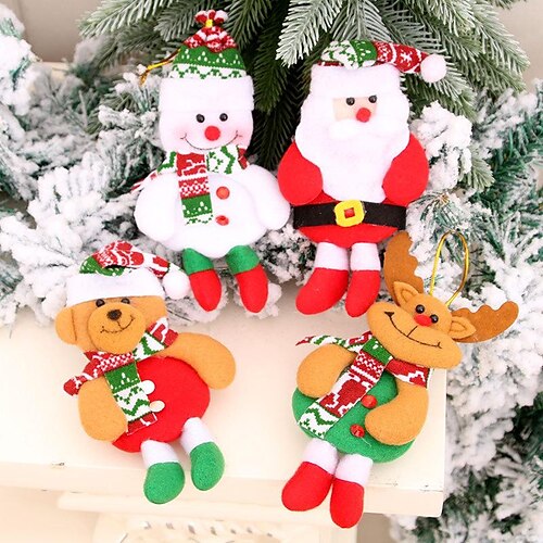 

Christmas Pins Small Cloth Cloth Small Pendant Doll Christmas Tree Pendant Christmas Decoration for Christmas Party