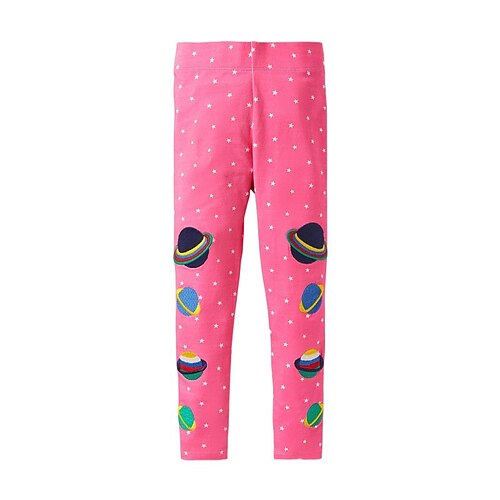 

Toddler Girls' Leggings Cartoon Fashion Outdoor Cotton 3-7 Years Winter Pink / Cute / Fall