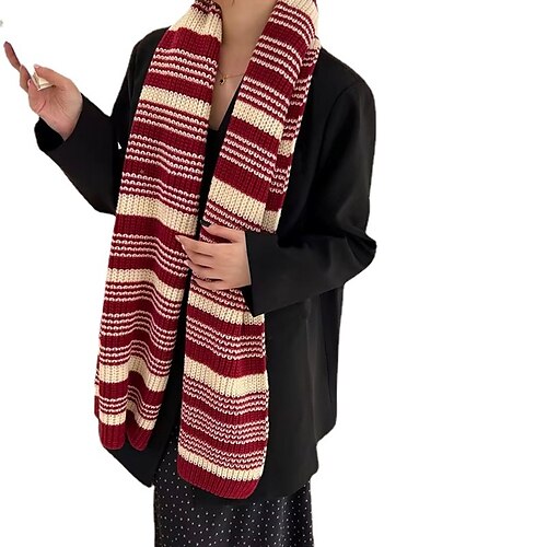 

Women's Scarves Shawl Daily Holiday Polyester Casual Warm Casual / Daily 1 PC