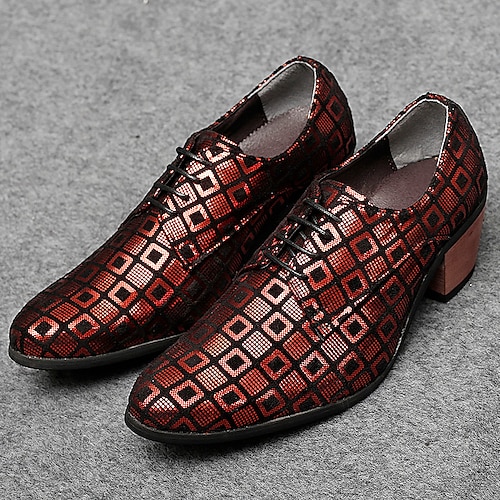 

Homme Oxfords Chaussures habillées Entreprise Athlétique Polyuréthane Cuissarde Noir Rouge Blanche Automne