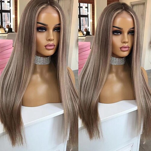 

Honey Blonde Lace Front Wig Human Hair Wigs For Women Brazilian Hair Pre Plucked 28 Inch 13x4 Body Wave 613 Lace Frontal Wig