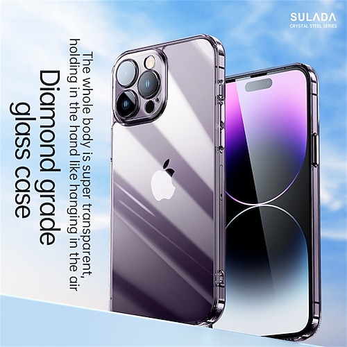 

Phone Case For Apple Classic Series iPhone 14 Pro Max iPhone 14 Pro iPhone 14 Plus iPhone 14 Bumper Frame Full Body Protective Four Corners Drop Resistance Transparent TPU