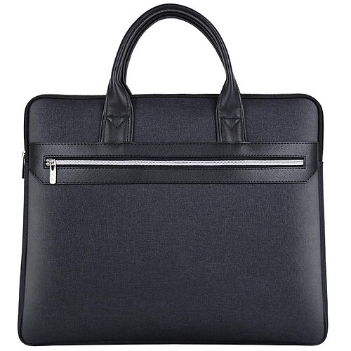

Men's Work Bag Briefcase PVC Solid Color Daily Office & Career Black Sparkly Navy Blue