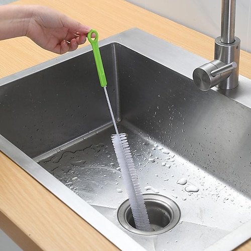 

Sink Dredge Home Bendable Sewer Dredge Kitchen Multi-Function Brush Sink Hair Cleaner