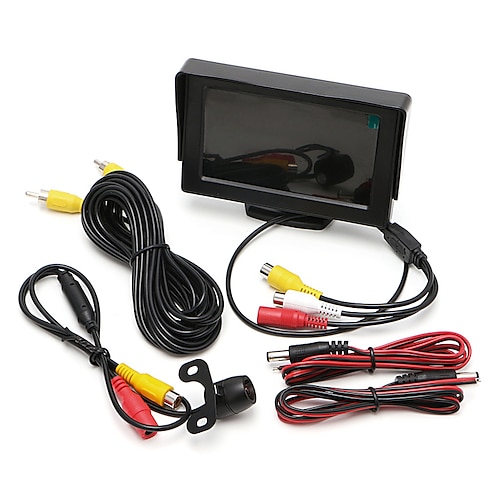 

ksj-430 4.3 inch LCD Digital Screen 1/4 inch color CMOS Wired 170 Degree Car Rear View Kit LCD Screen / Brightness adjustment for Car Reversing camera
