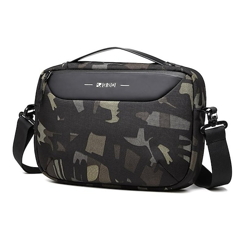 

Men's Work Bag Messenger Bag Briefcase Oxford Cloth Daily Office & Career (large) camouflage (Small) black (Large) Black (Small) Camo
