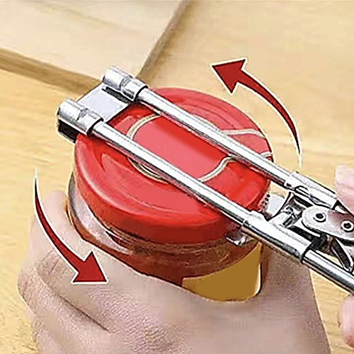 Master Opener Adjustable Bottle Opener, Kitchen Stainless Steel Jar Opener  Manual Jar Bottle Opener Kitchen Accessories