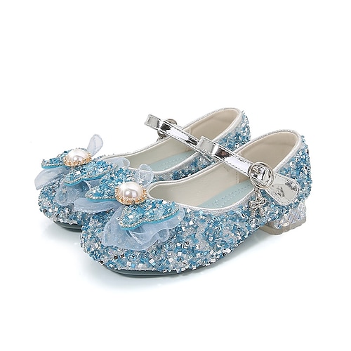 

Girls' Heels Dress Shoes Flower Girl Shoes Princess Shoes School Shoes PU Portable Breathability Non-slipping Princess Shoes Big Kids(7years ) Little Kids(4-7ys) Daily Evening Party Walking Shoes