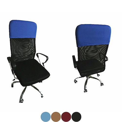 

Stretch Office Chair Headrest Cover Slipcover Elastic Comfy Gaming Chair Head Rest Covers for Neck