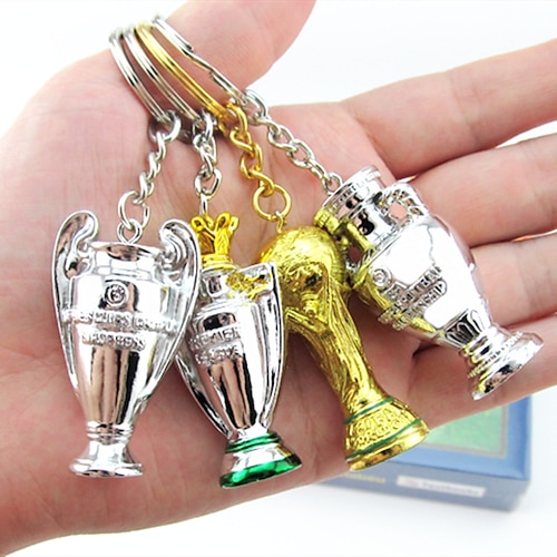 

5 Pcs Creative Football Cup Keychain Champions League Cup Keychain Pendant Hercules Creative Cup Keychain Accessories