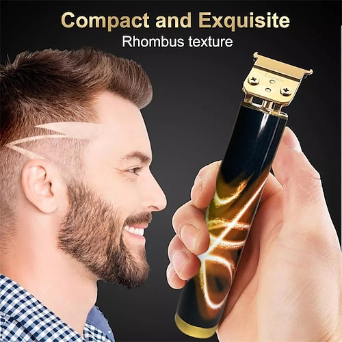 

Electric Hair Clippers for MenProfessional Beard Trimmer Men CordlessPrecision T-Bladed with4 Limit CombsOutliner Grooming Baldheaded ShaverUSB Type-C Charging