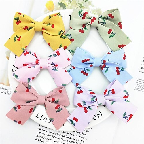 

Kids Girls' Sweet Daily Fruit Polyester Hair Accessories Green / Blue / Purple One-Size