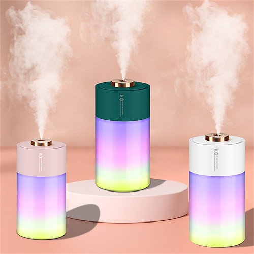 

Air Humidifier 300ML USB Ultrasonic LED Lamp Essential Oil Diffuser Car Purifier Aroma Anion Mist Maker With Romantic Light