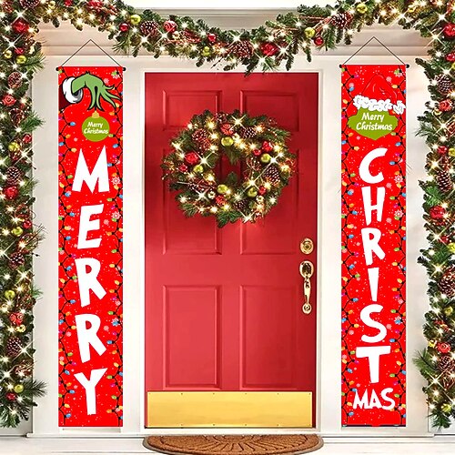 

Christmas Garden Flag Festival Decoration Christmas Articles Double Sided Garden Decoration Christmas Flag