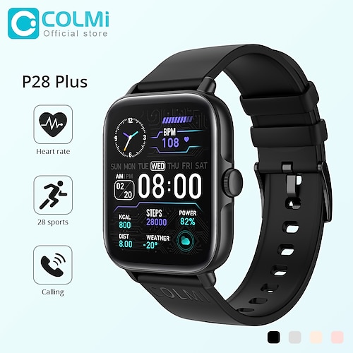 

COLMI P28 Plus Bluetooth Answer Call Smart Watch Men IP67 waterproof Women Dial Call Smartwatch for Android iOS Phone