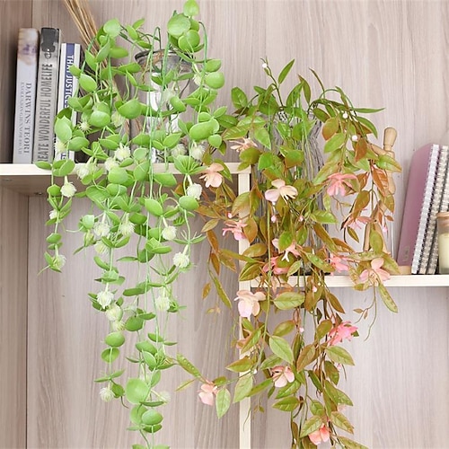 

Artificial Plants Plastic Modern Contemporary Vine Wall Flower Vine 1