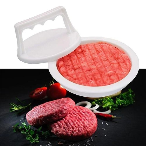 

Home Plastic Burger Press, Hamburger Maker Mold, BBQ Patty Juicy Regular Beef Maker, Stuffed Burger Mold