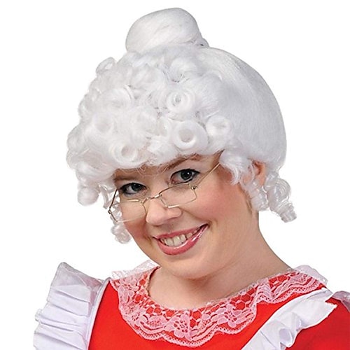 

parrucche per feste di natale sig. claus parrucca costume adulto taglia
