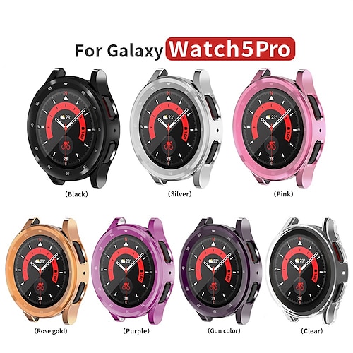 

1 Pack Watch Case Compatible with Samsung Galaxy Scratch Resistant Ultra-thin Dust Proof TPU Watch Cover