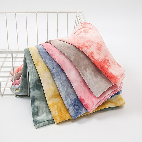 

Women's Muslim Hijab Scarves Daily Holiday Tie Dye Chiffon Simple Bohemia Casual / Daily 1 PC