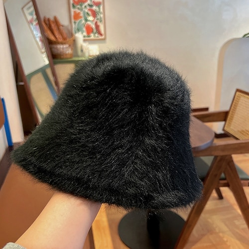 

Hat Winter Hats Women's Blue Pink Khaki Outdoor Street Dailywear Knit Pure Color Warm Breathable