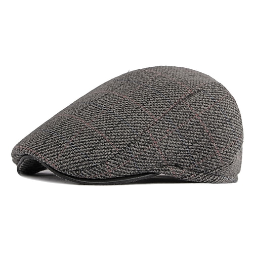 

Herren Baskenmütze Schwarz Kaffee Polyester Reine Farbe Modisch Klassisch Zeitlos Schick Modern Outdoor Strasse Täglich Gitter Windundurchlässig Warm Atmungsaktiv