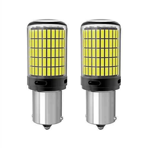 

2 piezas OTOLAMPARA Coche LED Luces de freno 3156 3157 BA15S (1156) Bombillas 2100 lm SMD 3014 21 W 144 Conecte y Utilice Súper ligero Mejor calidad Para Universal Todos los modelos Todos los Años