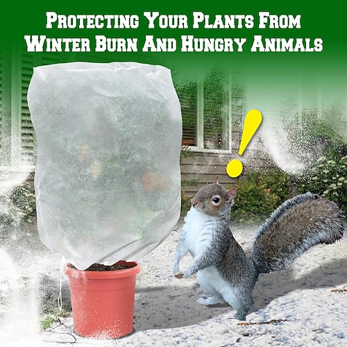 

Plant Protective Bag Plant Winter Cover Anti-Insect, Frost Wind Cover Polyester