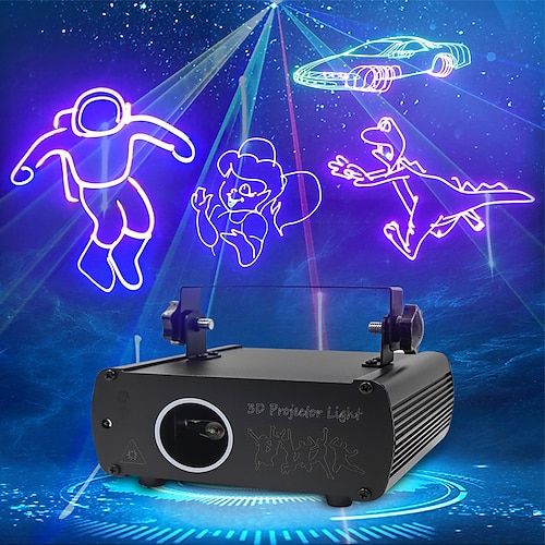 

DJ Party Lights Animation LED Laser Light RGB Projector Scanner Show DJ Disco Bar Club Party Wedding Professional Stage Lighting