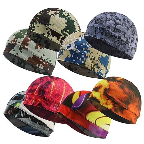 

Unisex Skull Cap Sports & Outdoor Daily Holiday Solid / Plain Color Polyester Simple Common Outdoor Comfortable Sports 1 pcs