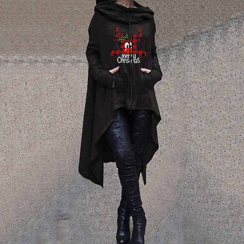 

Women's Hoodie Sweatshirt Pullover Active Front Pocket claret Blue Pink Graphic Party Hoodie Long Sleeve Cotton S M L XL XXL 3XL