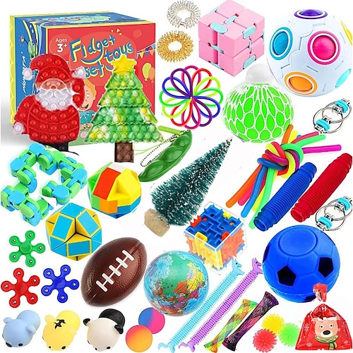 

Fidget Toys 47 Pack Fidget Toys Pack of 47Fidget Packs Sets for Girls BoySensory Toys Pack 47 For Autism to Relieve StressFidget Pack for Birthday Party Gifts Fun Fidget Toy Set Classroom Reward