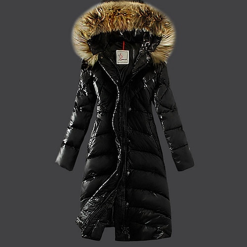 

Women's Winter Jacket Winter Coat Parka Warm Breathable Outdoor clothing Daily Wear Vacation Going out Zipper Pocket Fur Collar Fleece Lined Zipper Hoodie Fashion Modern Comfortable Street Style