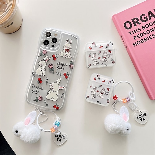 

Case Cover Compatible with AirPods Pro Airpods 1/2 AirPods 3 Cute Cool Frosted Animal Cartoon Silicone Headphone Case