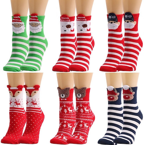 

Men's Women's Crew Socks Party Christmas Daily Solid Color Spandex Acrylic Fibers Nylon Sporty Simple Cosplay Casual 1 Pair